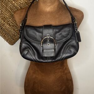 SOLD — Coach Large Soho Flap Shoulder Bag - Style 9247